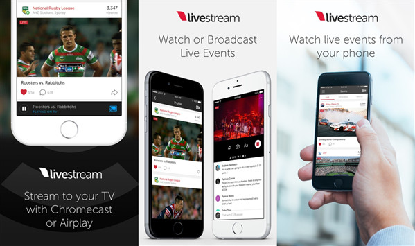 Livestream直播最新版：没有时间限制的软件，观看简单！