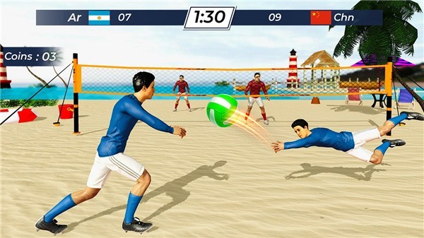 沙滩排球大作战2023最新破解版：独特魅力的竞技游戏，可以直接享受！