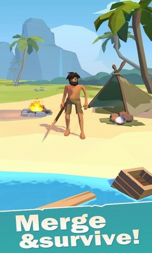 合并岛屿漂流者2023无限金币砖石版：趣味的冒险闯关游戏，任务丰富！