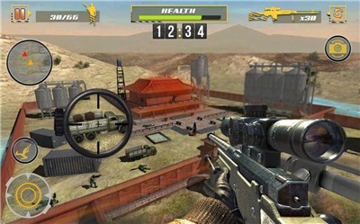 狙击步枪战争模拟官方免费版：具有挑战性的枪战射击冒险游戏，精彩！