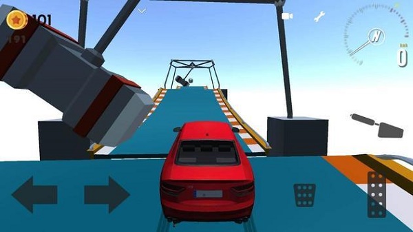高空汽车坡道跑酷官方免费版：精彩有趣的赛车驾驶游戏，画面经典！
