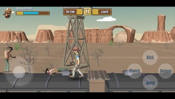 牛仔大战黑帮内置菜单手机版：有趣的射击冒险游戏，可以双人畅玩！