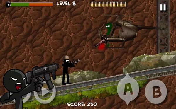 火柴人猛击官方手机版：经典的射击枪战游戏，3D有趣！