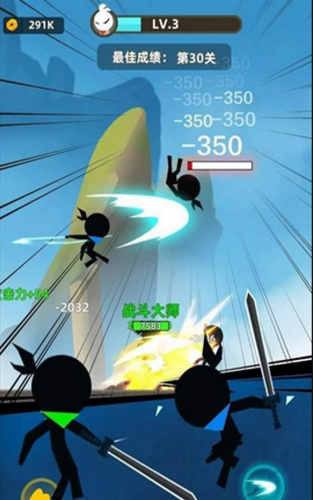 超级火柴人勇士无限钻石破解版：目前最火的动作闯关游戏，简单！