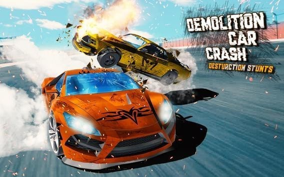拆迁汽车碰撞免费手机版：3D画面的赛车竞速游戏，有趣！